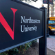 File photo of students walking on the Northeastern University campus in Boston on Jan. 31, 2019.